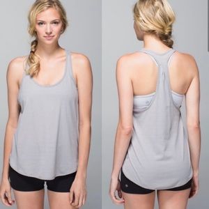 Lululemon 105 F Singlet Tank Top / Size 8 / Gray